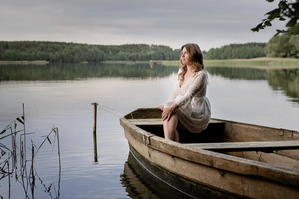Sesja fotograficzna nad jeziorem - Klaudia