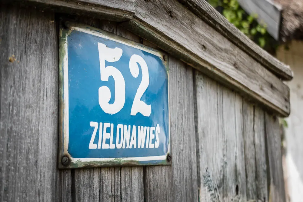 Tabliczka z numerem domu