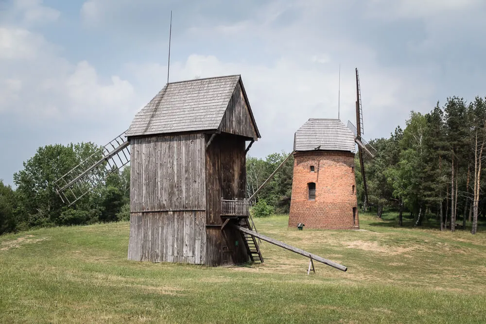 Wielkopolski Park Etnograficzny w Dziekanowicach - wiatraki
