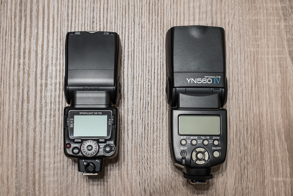 Nikon SB-700 oraz Yongnuo Speedlite YN560 IV - porównanie